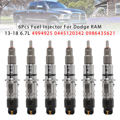 2013-2018 Dodge Ram 6.7L Cummins diesel equipped vehicles 0445120342 1Pcs Fuel Injector