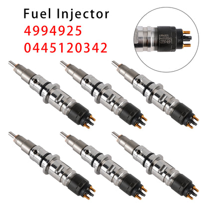 2013-2018 Dodge Ram 6.7L Cummins diesel equipped vehicles 0445120342 1Pcs Fuel Injector