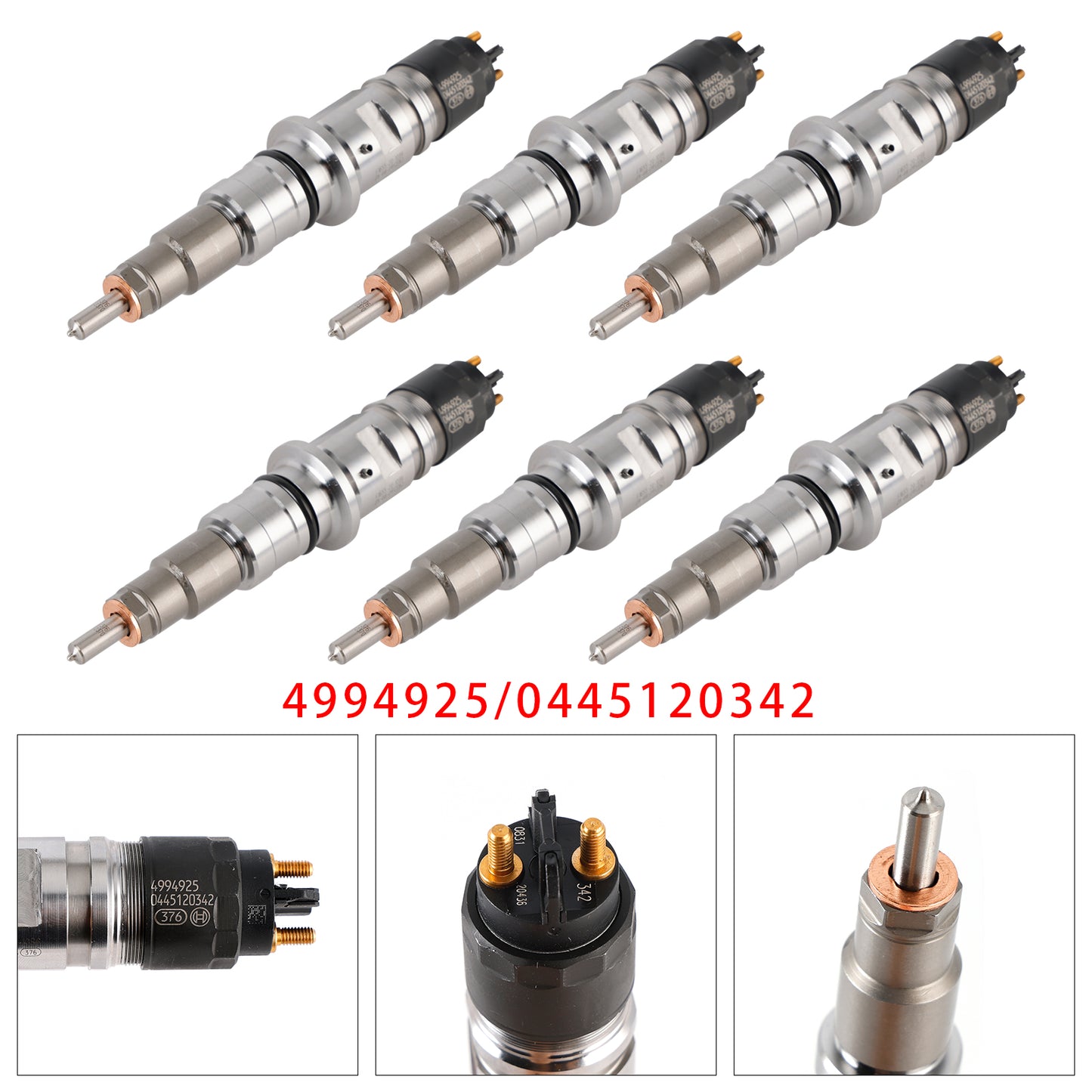 2013-2018 Dodge Ram 6.7L Cummins diesel equipped vehicles 0445120342 1Pcs Fuel Injector