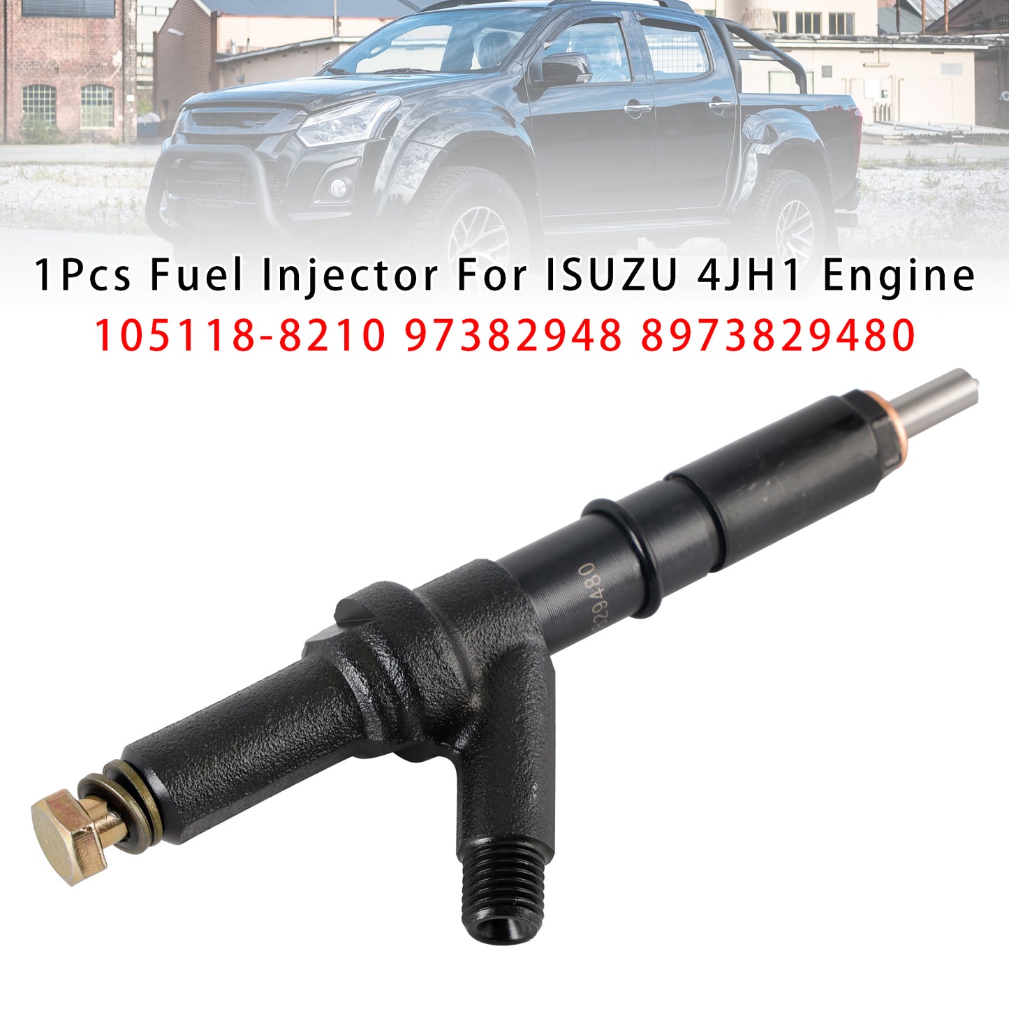 ISUZU 4JH1 Engine 105118-8210 1Pcs Fuel Injector