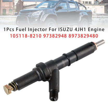 ISUZU 4JH1 Engine 105118-8210 1Pcs Fuel Injector