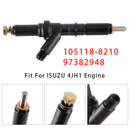 ISUZU 4JH1 Engine 105118-8210 1Pcs Fuel Injector