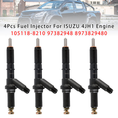 ISUZU 4JH1 Engine 105118-8210 1Pcs Fuel Injector