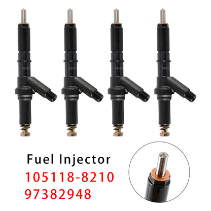 ISUZU 4JH1 Engine 105118-8210 1Pcs Fuel Injector