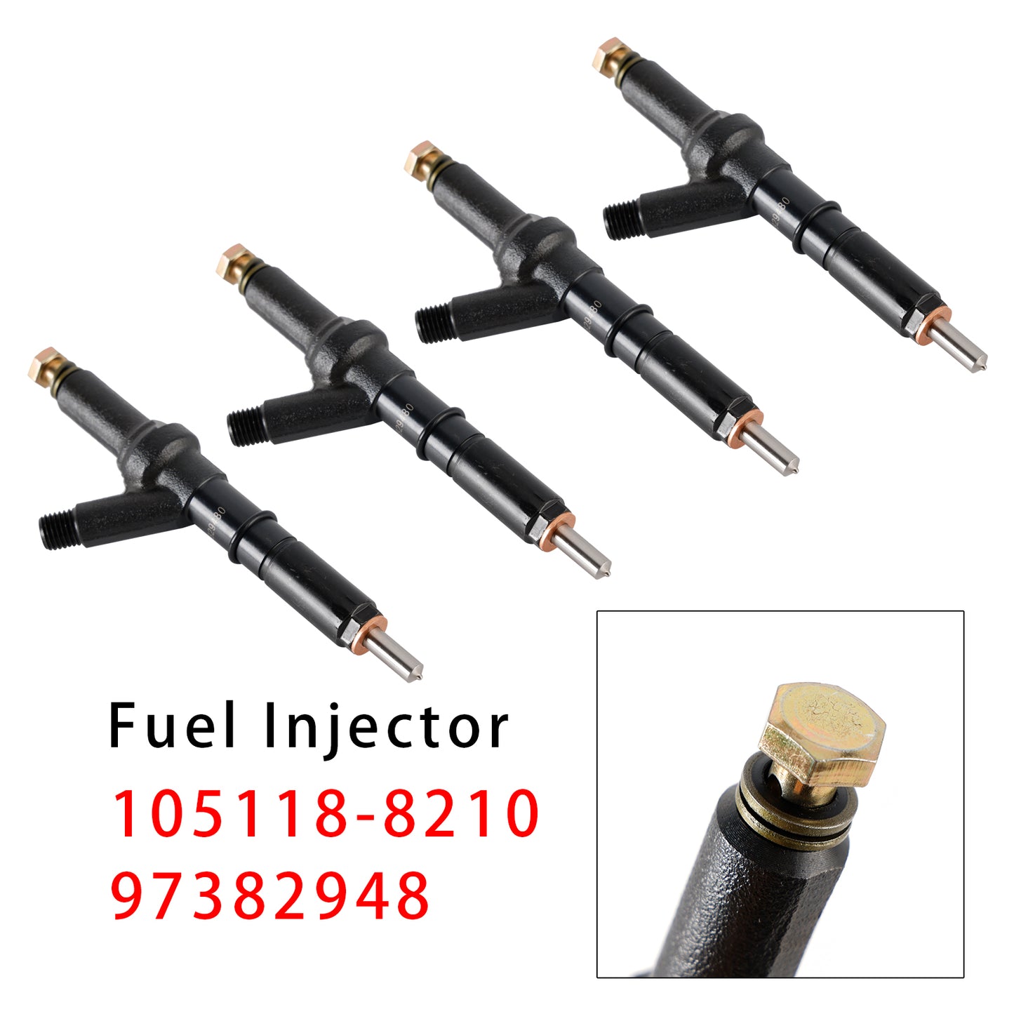 ISUZU 4JH1 Engine 105118-8210 1Pcs Fuel Injector