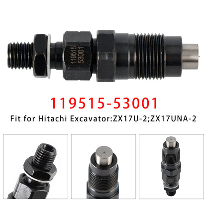 Komatsu Engine:2D70E-5S-BA 119515-53001 1Pcs Fuel Injector