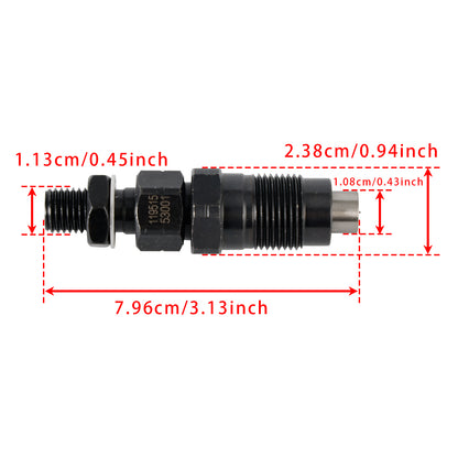 Komatsu Engine:2D70E-5S-BA 119515-53001 1Pcs Fuel Injector