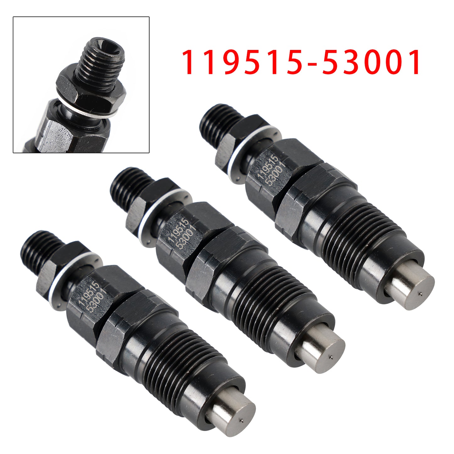 Komatsu Engine:2D70E-5S-BA 119515-53001 1Pcs Fuel Injector