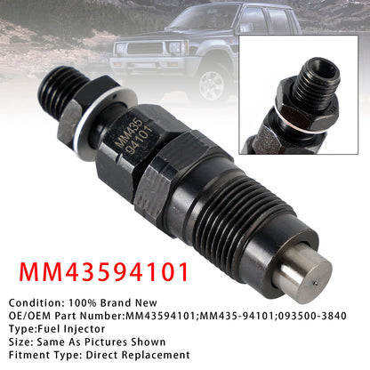 Mitsubishi L2E L3E S3L S4L S3L2 S4L2 S4S Diesel engine MM43594101 1Pcs Fuel Injector