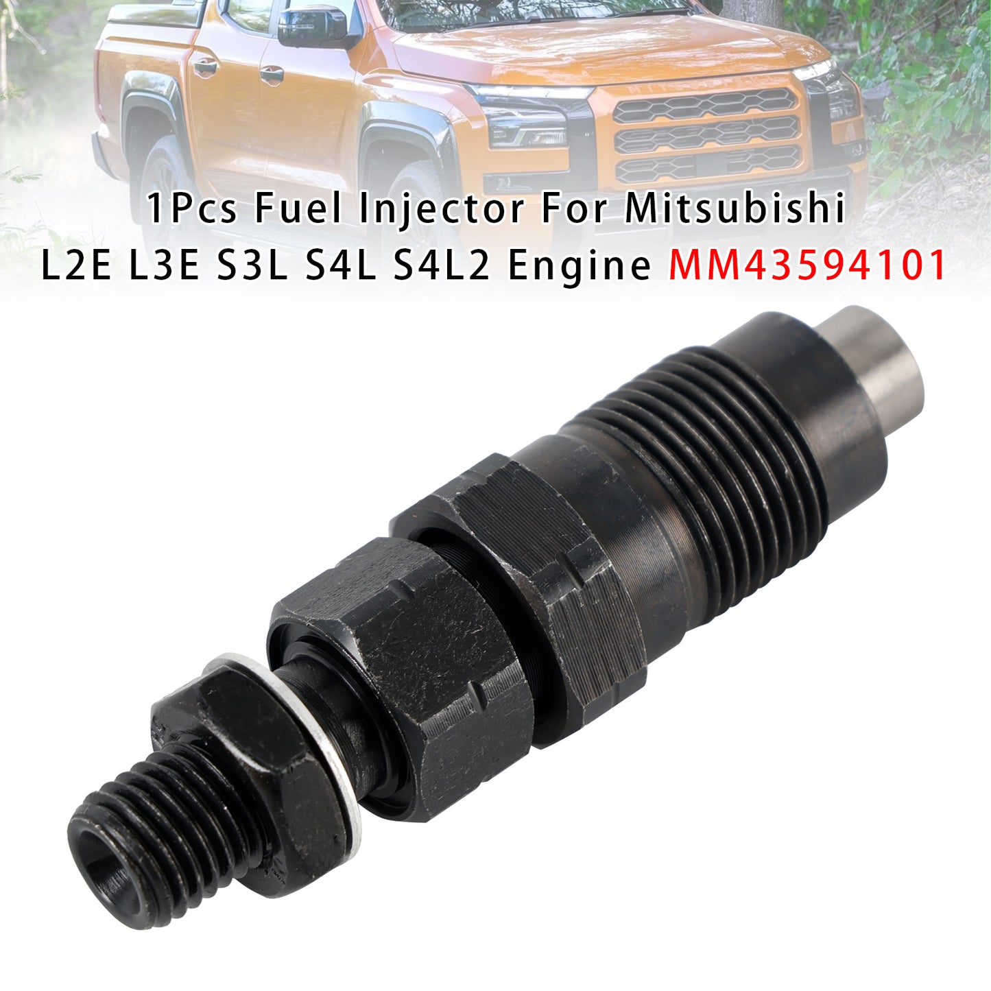 Mitsubishi L2E L3E S3L S4L S3L2 S4L2 S4S Diesel engine MM43594101 1Pcs Fuel Injector