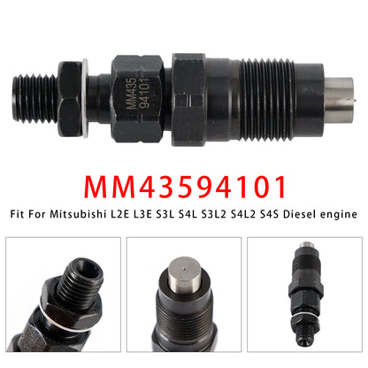 Mitsubishi L2E L3E S3L S4L S3L2 S4L2 S4S Diesel engine MM43594101 1Pcs Fuel Injector