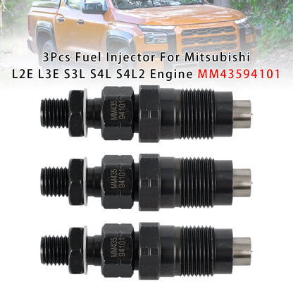 Mitsubishi L2E L3E S3L S4L S3L2 S4L2 S4S Diesel engine MM43594101 1Pcs Fuel Injector