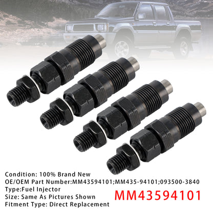 Mitsubishi L2E L3E S3L S4L S3L2 S4L2 S4S Diesel engine MM43594101 1Pcs Fuel Injector