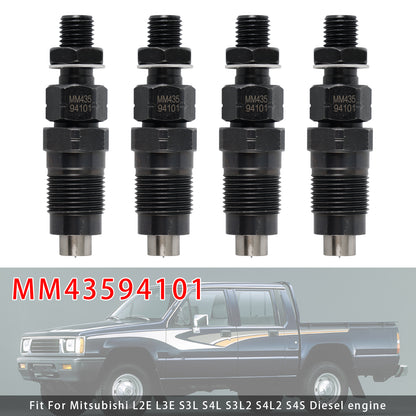 Mitsubishi L2E L3E S3L S4L S3L2 S4L2 S4S Diesel engine MM43594101 1Pcs Fuel Injector