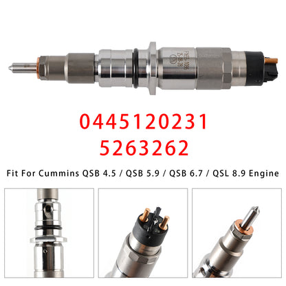Komatsu Excavator: PW180-7E0 PW200-7E0 PW220-7E0 PC200-8 PC220LC-8 PC220LL-8 PC270LC-8 0445120059 1Pcs Fuel Injector