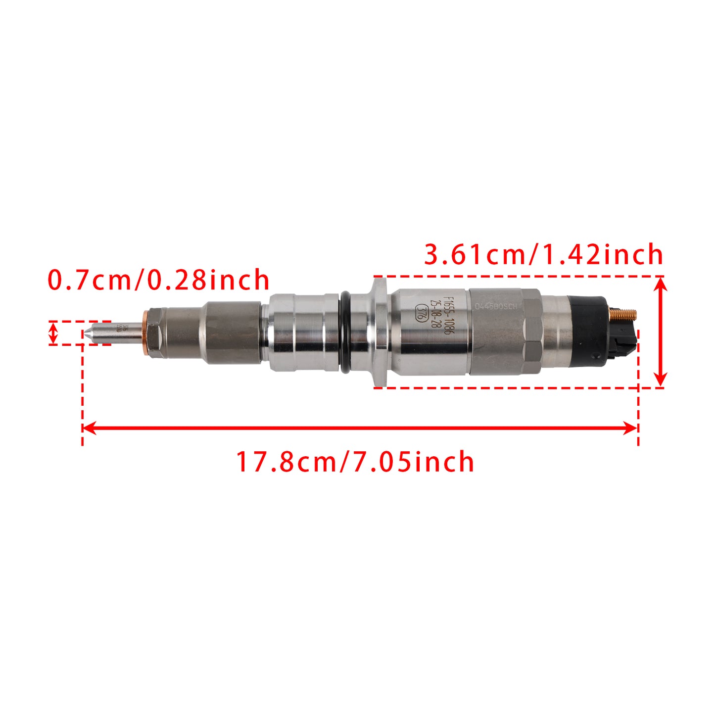 Komatsu Excavator: PW180-7E0 PW200-7E0 PW220-7E0 PC200-8 PC220LC-8 PC220LL-8 PC270LC-8 0445120059 1Pcs Fuel Injector