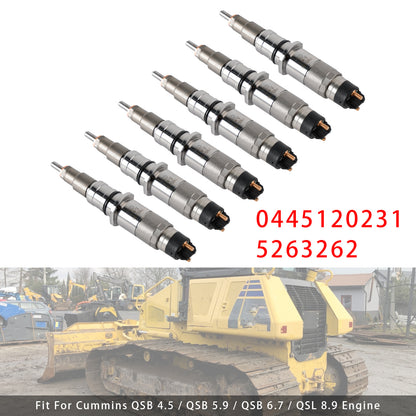 Komatsu Excavator: PW180-7E0 PW200-7E0 PW220-7E0 PC200-8 PC220LC-8 PC220LL-8 PC270LC-8 0445120059 1Pcs Fuel Injector