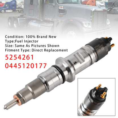 Freightliner Cummins 6.7L School Bus 0445120177 1Pcs Fuel Injector