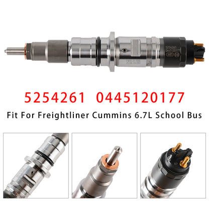 Freightliner Cummins 6.7L School Bus 0445120177 1Pcs Fuel Injector
