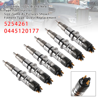 Freightliner Cummins 6.7L School Bus 0445120177 1Pcs Fuel Injector
