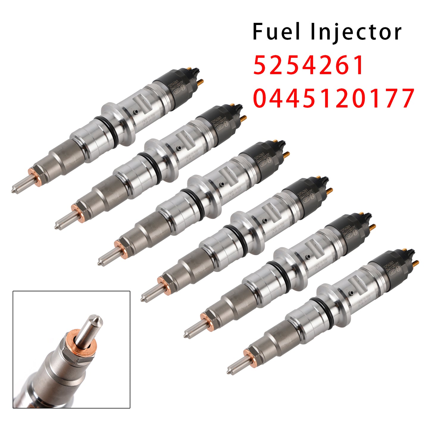 Freightliner Cummins 6.7L School Bus 0445120177 1Pcs Fuel Injector