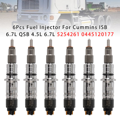 Freightliner Cummins 6.7L School Bus 0445120177 1Pcs Fuel Injector