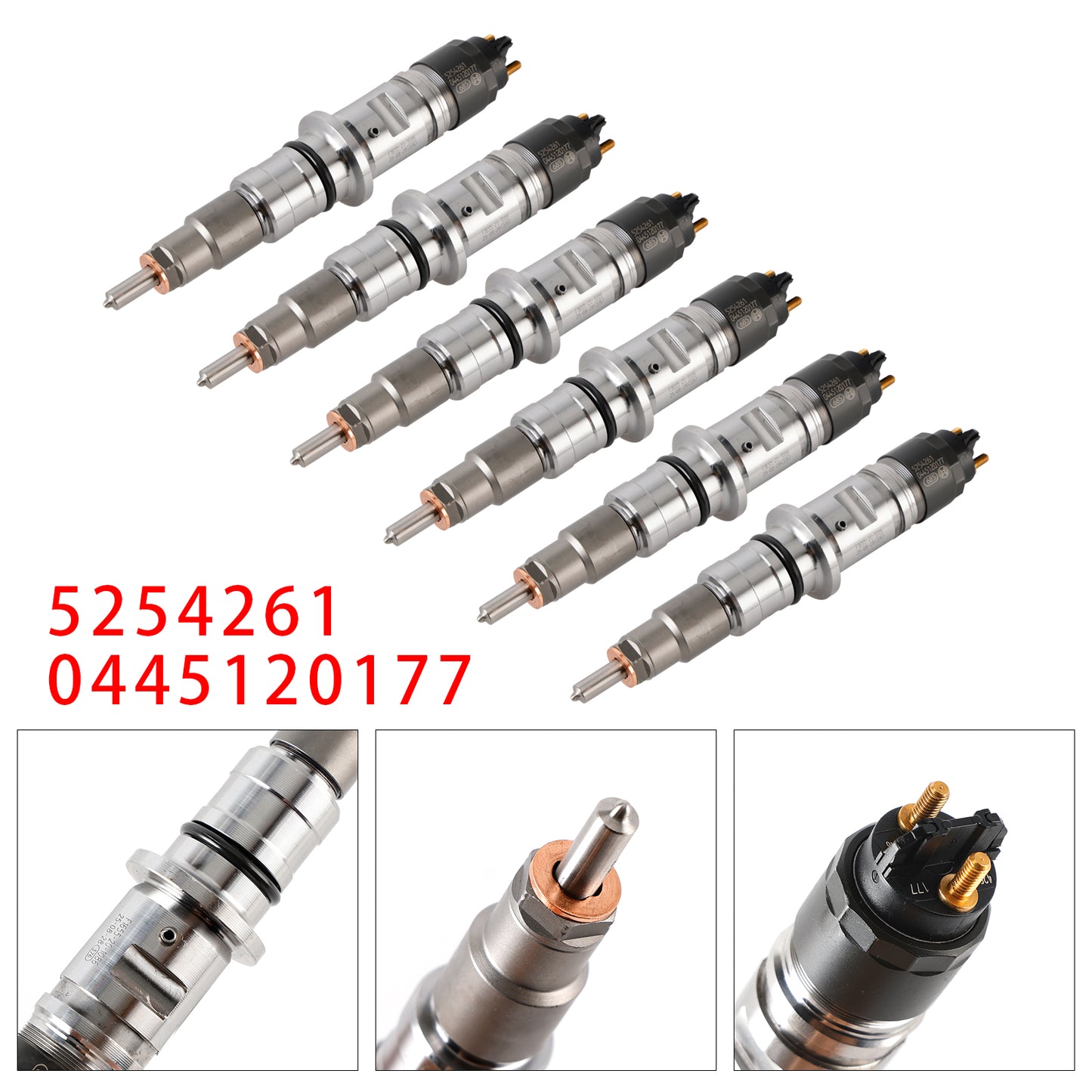 Freightliner Cummins 6.7L School Bus 0445120177 1Pcs Fuel Injector