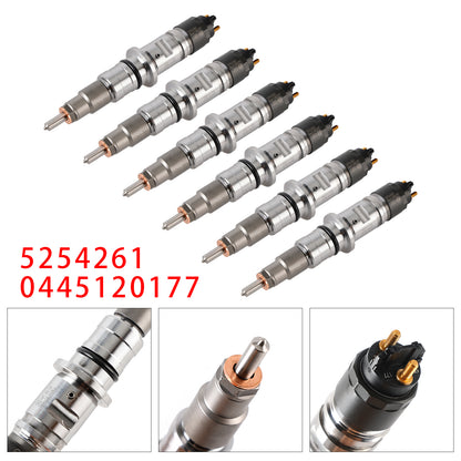 Freightliner Cummins 6.7L School Bus 0445120177 1Pcs Fuel Injector