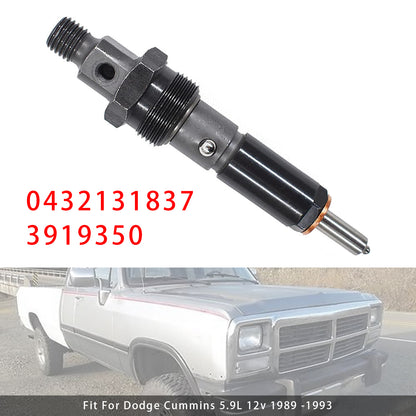 Dodge D250 D350 Cummins 89-93 5.9L 12V 0432131837 3919350 1Pcs Fuel Injector