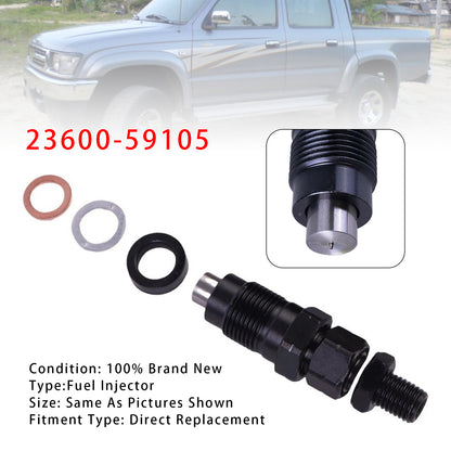Toyota 3L Hilux HiAce 2.8L Engine 23600-59105 1Pcs Fuel Injector