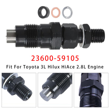 Toyota 3L Hilux HiAce 2.8L Engine 23600-59105 1Pcs Fuel Injector