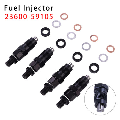 Toyota 3L Hilux HiAce 2.8L Engine 23600-59105 1Pcs Fuel Injector
