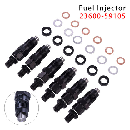 Toyota 3L Hilux HiAce 2.8L Engine 23600-59105 1Pcs Fuel Injector