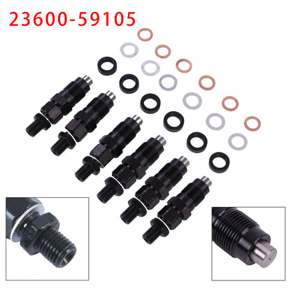 Toyota 3L Hilux HiAce 2.8L Engine 23600-59105 1Pcs Fuel Injector