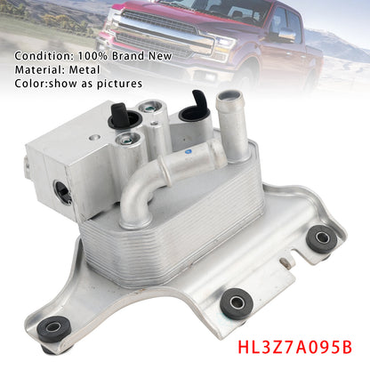2017-2020 Ford F-150 6 Cyl 2.7L 6 Cyl 3.0L 4V DOHC TC DSL-LION B 6 Cyl 3.3L Duratec 6 Cyl 3.5L Cyclone Petrol TIVCT 6 Cyl 3.5L GTDI 8 Cyl 5.0L Coyote 8 Cyl 5.0L MOD DOHC SEFI NA HL3Z-7A095-B Automatic Transmission Oil Cooler