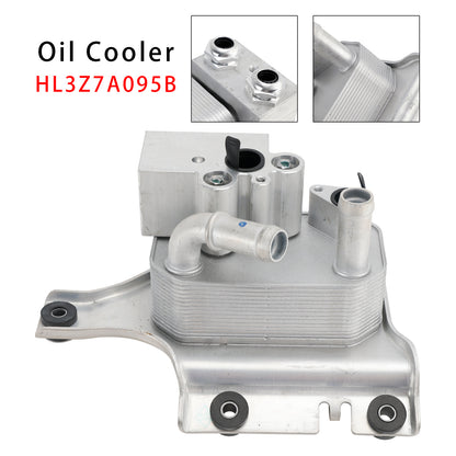 2017-2020 Ford F-150 6 Cyl 2.7L 6 Cyl 3.0L 4V DOHC TC DSL-LION B 6 Cyl 3.3L Duratec 6 Cyl 3.5L Cyclone Petrol TIVCT 6 Cyl 3.5L GTDI 8 Cyl 5.0L Coyote 8 Cyl 5.0L MOD DOHC SEFI NA HL3Z-7A095-B Automatic Transmission Oil Cooler