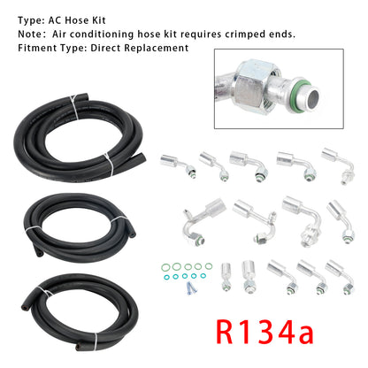 Buick Chevrolet Cadillac GMC GM Air Conditioning Ext Length Hoses R134a AC Hose Kit