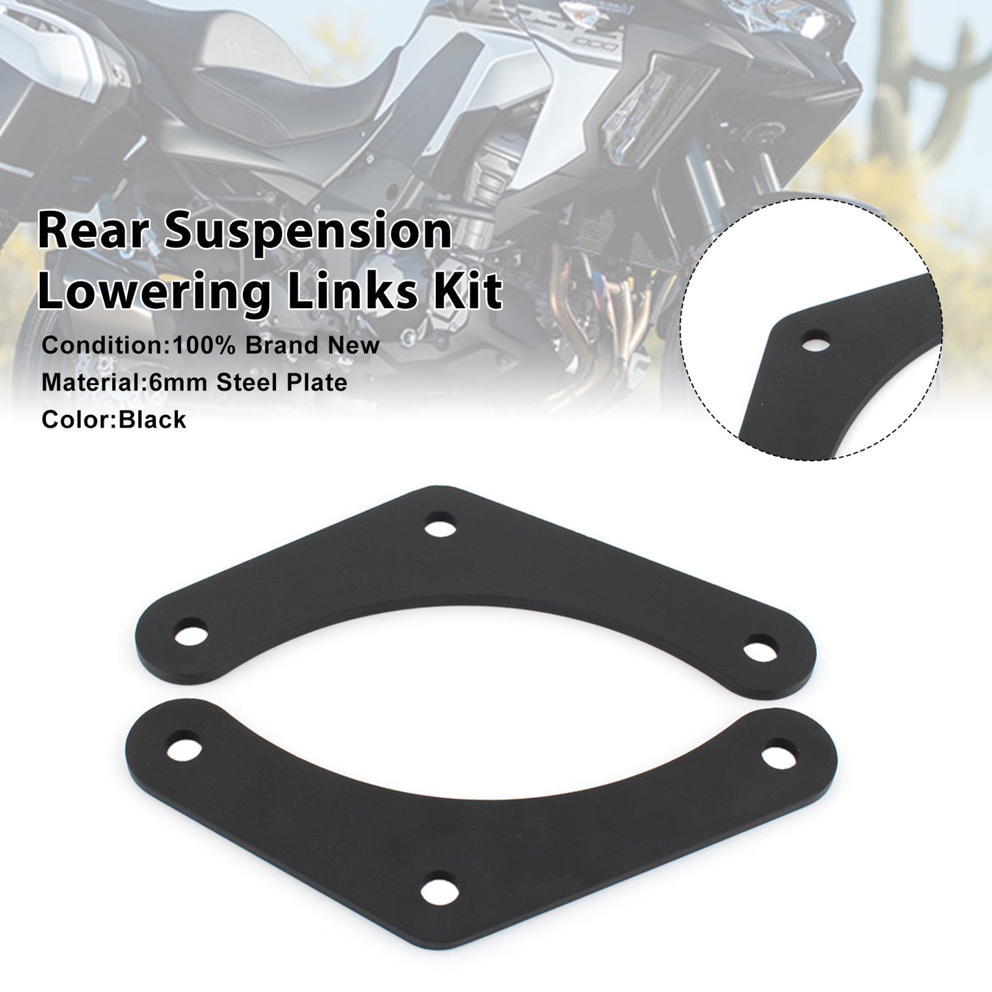 Rear Suspension Lowering Links Kit 2019-2023 Kawasaki Versys 1000 SE