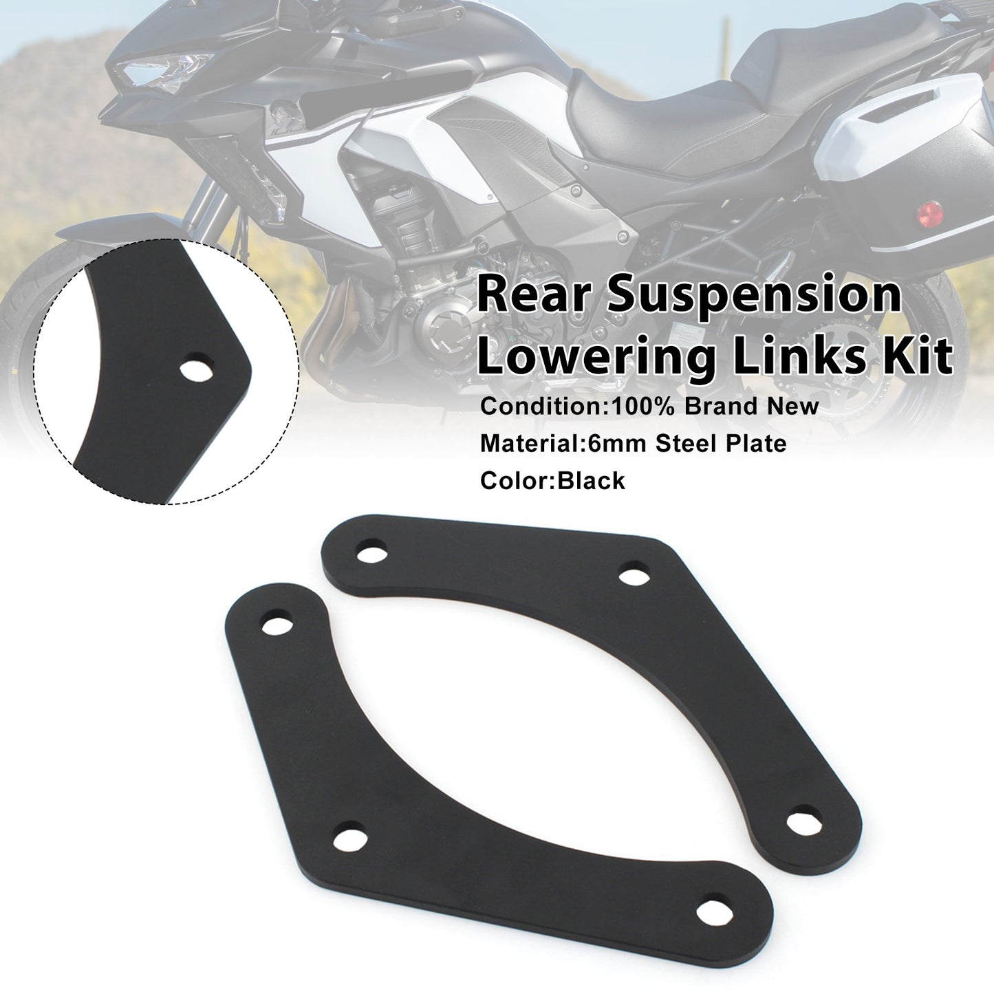 Rear Suspension Lowering Links Kit 2019-2023 Kawasaki Versys 1000 SE
