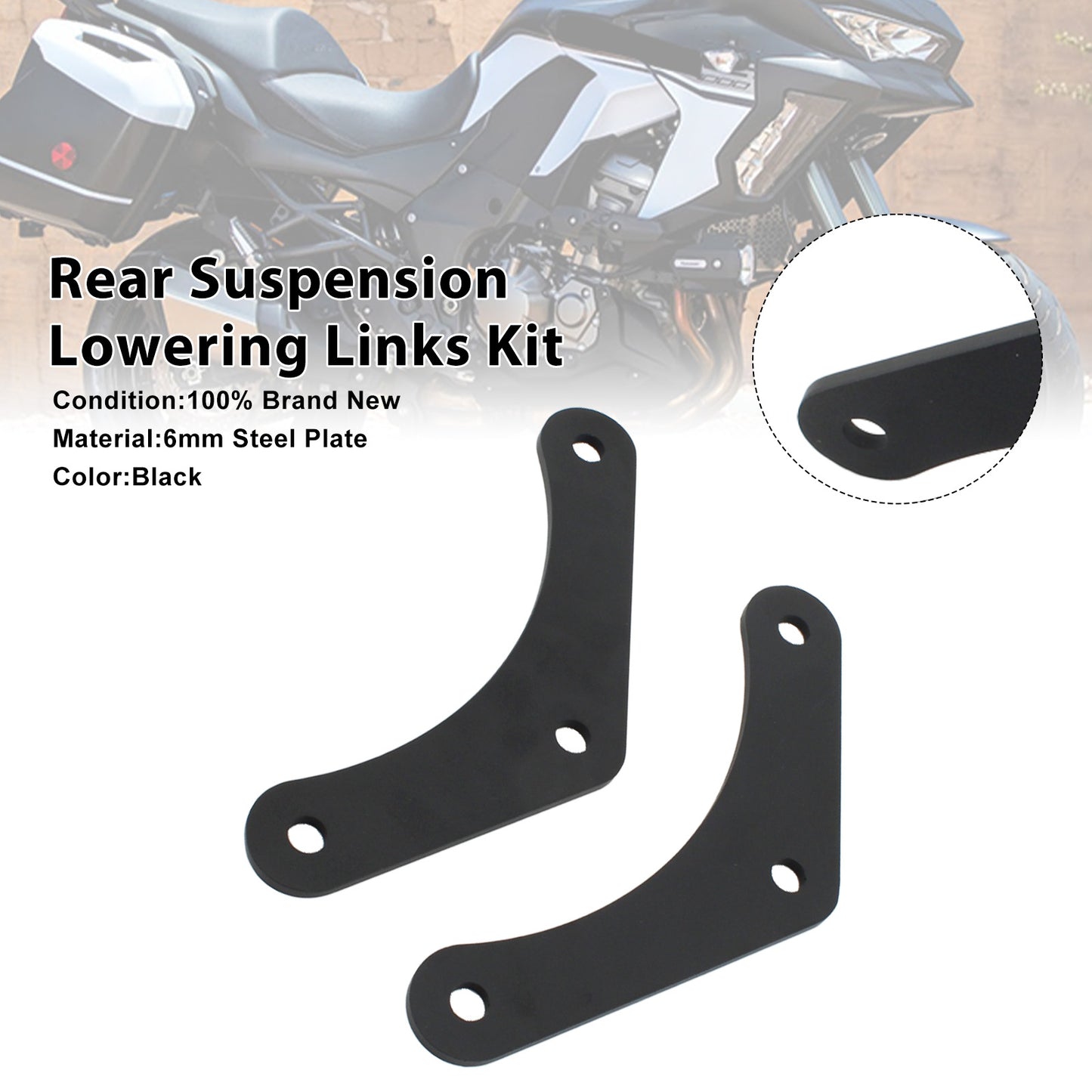 Rear Suspension Lowering Links Kit 2019-2023 Kawasaki Versys 1000 SE