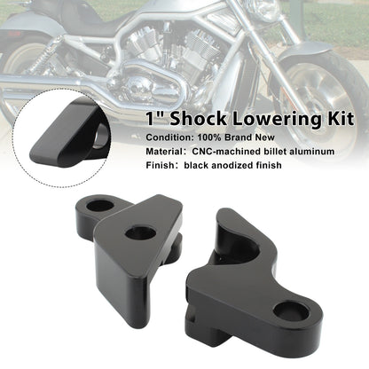 2007-2017 V-Rod VRSC 02-17 Night Rod Special 1" Shock Lowering Kit