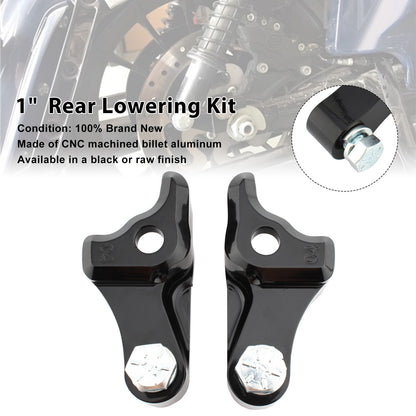 1"  Rear Lowering Kit Fit For Touring FLHX FLHR FLHT Electra Glide 2009-2025