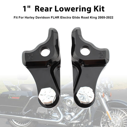 1"  Rear Lowering Kit Fit For Touring FLHX FLHR FLHT Electra Glide 2009-2025