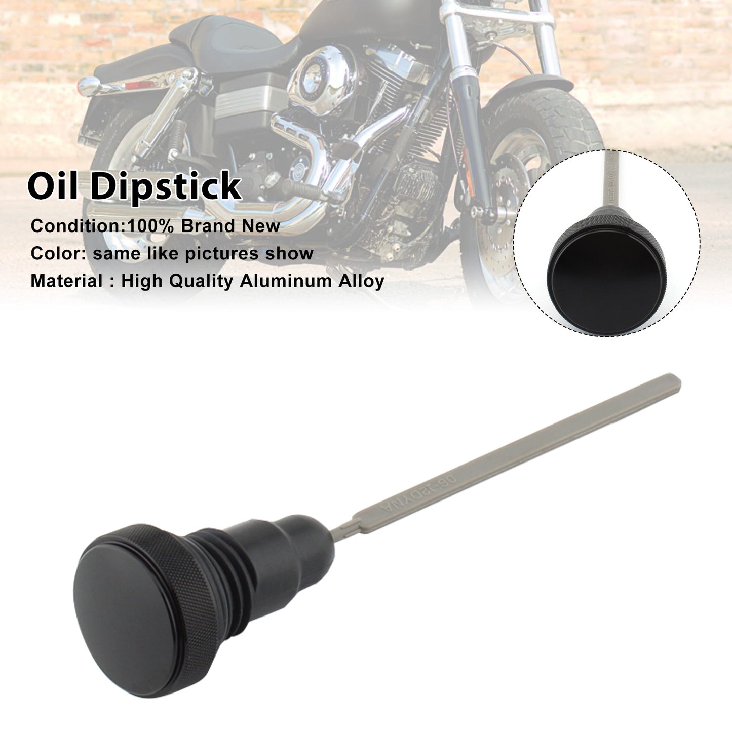 2016-2017 Harley-Davidson Dyna Low Rider Sport - FXDLS 0710-0153 Oil Dipstick Tank Cap Plug