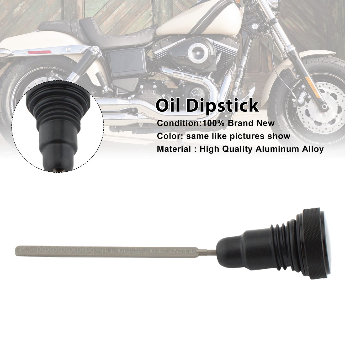 2016-2017 Harley-Davidson Dyna Low Rider Sport - FXDLS 0710-0153 Oil Dipstick Tank Cap Plug