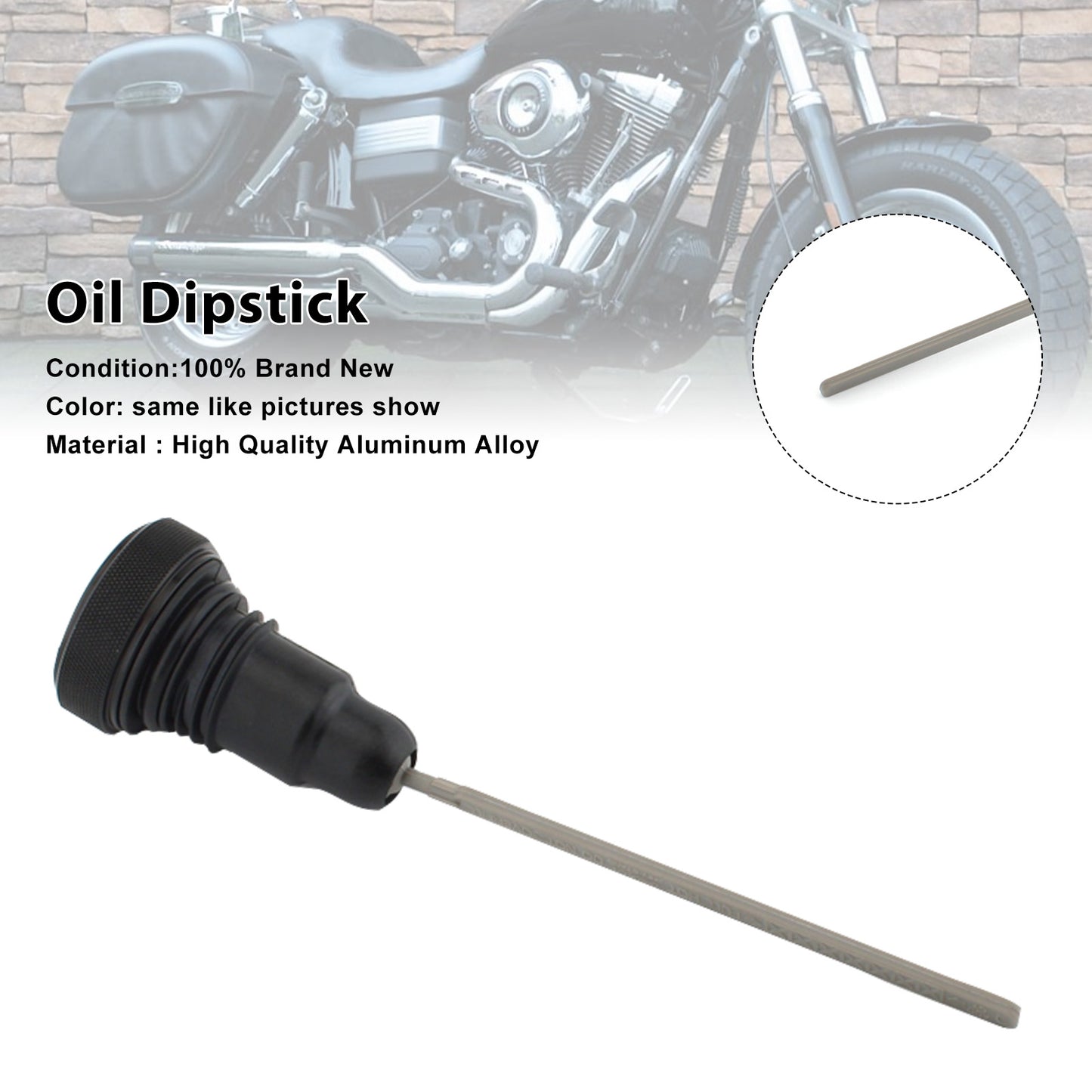 2016-2017 Harley-Davidson Dyna Low Rider Sport - FXDLS 0710-0153 Oil Dipstick Tank Cap Plug