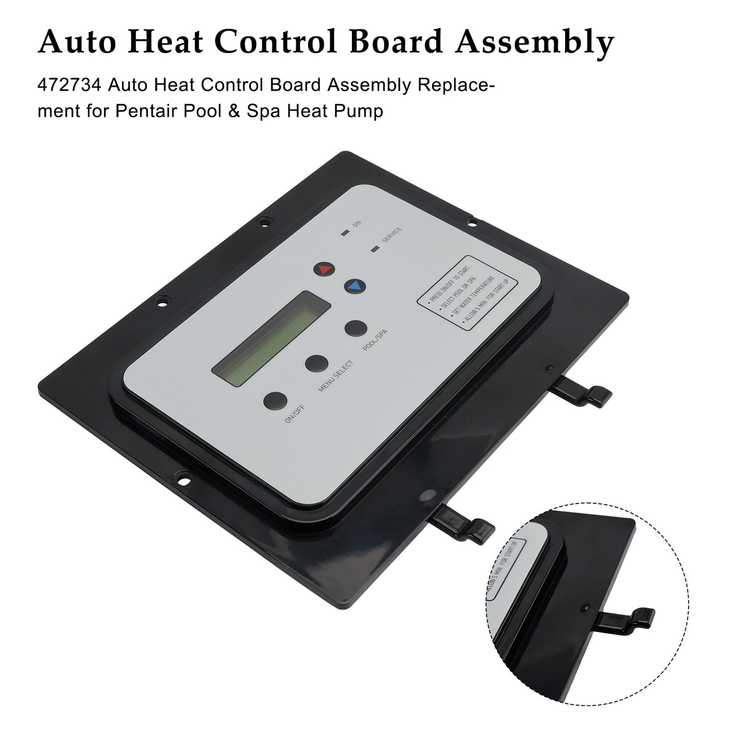 Pentair UltraTemp 472734 Auto Heat Control Board Assembly Replacement