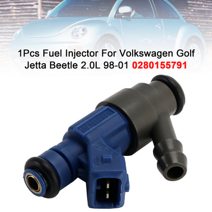 1999-2001 Volkswagen Jetta 2.0L I4 0280155791 1Pcs Fuel Injector