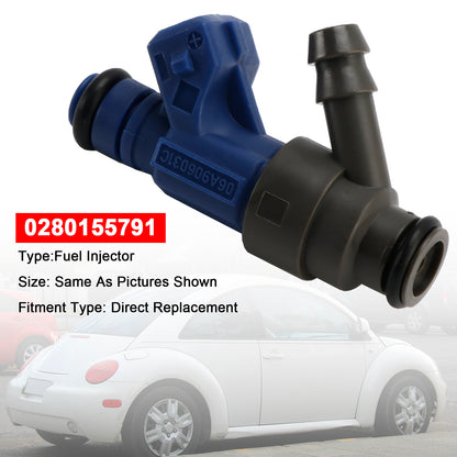 1999-2001 Volkswagen Jetta 2.0L I4 0280155791 1Pcs Fuel Injector