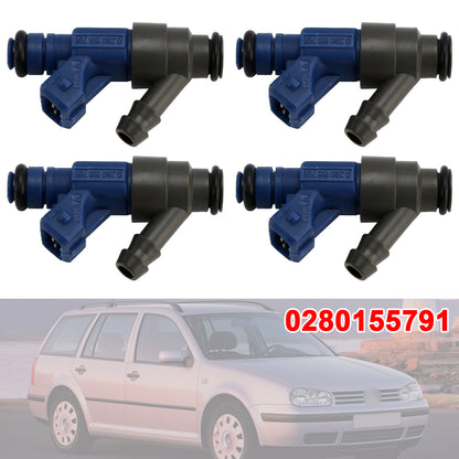 1999-2001 Volkswagen Golf 2.0L I4 0280155791 4Pcs Fuel Injector